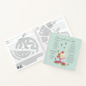 ハミングバードケーキレシピ手帳 ノートブック (内部)