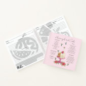 ハミングバードケーキレシピ手帳 ノートブック (内部)