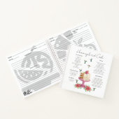 ハミングバードケーキレシピ手帳 ノートブック (内部)