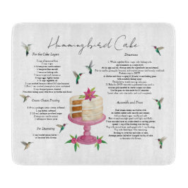 ハミングバードケーキレシピ カッティングボード