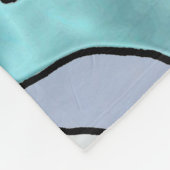 ハミングバードゴールドフィッシュリフレクションアートフリースブランケット フリースブランケット (角)