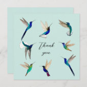 ハミングバードサンキューカード サンキューカード (正面/裏面)