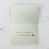 ハミングバードサンクスギビングカード カード (内部)