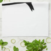 ハミングバードシルエット キッチンタオル (折り畳み)