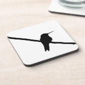 ハミングバードシルエット コースター (左側)