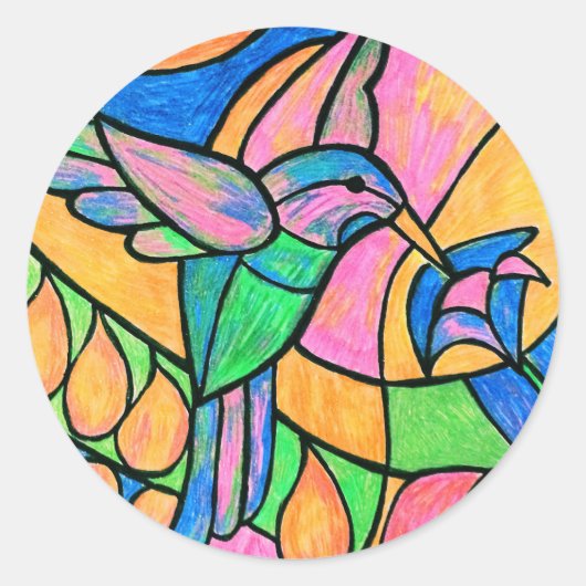 ハミングバードシール ラウンドシール (正面)