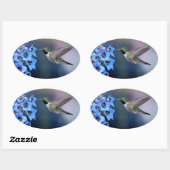 ハミングバードシール 楕円形シール (シート)