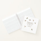 ハミングバードジャーナルウィズエミリーディキンソン引用文 ノートブック (内部)