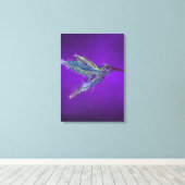 ハミングバードスケッチ キャンバスプリント (インサイチュ (ウッドフロア))