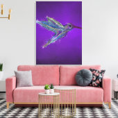 ハミングバードスケッチ キャンバスプリント (インサイチュ (リビング))