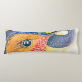 ハミングバードスター銀河系水彩 ボディピロー (正面)