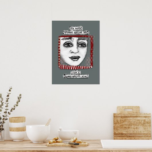 ハミングバードズウィングのポスターのウォールアート ポスター (キッチン)