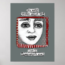 ハミングバードズウィングのポスターのウォールアート ポスター