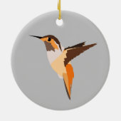 ハミングバードセラミックオーナメント セラミックオーナメント (裏面)