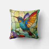 ハミングバードティファニースタイル窓 クッション (裏面)