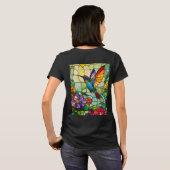 ハミングバードティファニースタイル窓 Tシャツ (裏面フル)