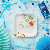 ハミングバードティーカップフローラ ペーパープレート (パーティー)