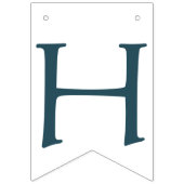 ハミングバードティーパーティー誕生日 バンティングフラッグ (第2の旗)