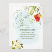 ハミングバードティーパーティー 招待状 (正面/裏面)