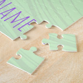 ハミングバードデザイン植物花鳥愛好家 ジグソーパズル (側面)