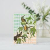 ハミングバードデジタルアート ポストカード (スタンド正面)