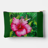 ハミングバードハイビスカス アクセサリーポーチ (裏面)