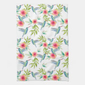 ハミングバードバースデーパーティーシャワー キッチンタオル (縦)