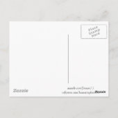 ハミングバードバーズフラワーズフローラ動物の野生動物 ポストカード (裏面)