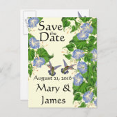 ハミングバードバーズフラワーズ救フローラ日 案内ポストカード (正面/裏面)