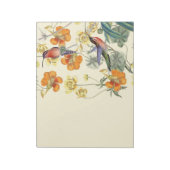 ハミングバードバーズフラワーワイルドライフ ノートパッド (回転)