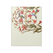 ハミングバードバーズフラワーワイルドライフ ノートパッド (回転)