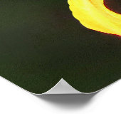 ハミングバードバード（昆虫）オオカバマダラ、モナークバタフライフラワーポスター ポスター (角)