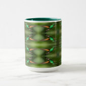 ハミングバードパターン マグカップ (中央)