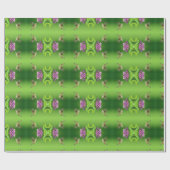 ハミングバードパターン ラッピングペーパー (フラット)