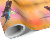 ハミングバードパターン ラッピングペーパー (ロールコーナー)
