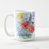 ハミングバードパーソナライズされたズおばあちゃん コーヒーマグカップ (左)