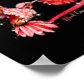 ハミングバードヒマワリ赤いリボン血がん戦争 ポスター (角)