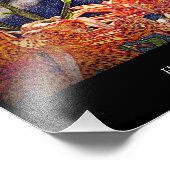 ハミングバードビジタータイガーリリーウォールアートプリント フォトプリント (角)