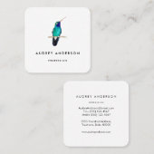 ハミングバードビジネスカード スクエア名刺 (正面/裏面)