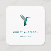 ハミングバードビジネスカード スクエア名刺 (正面)