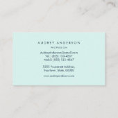 ハミングバードビジネスカード 名刺 (裏面)