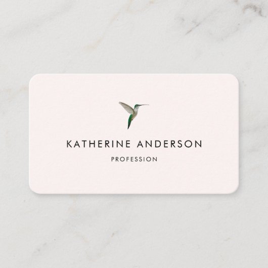 ハミングバードビジネスカード 名刺 (正面)