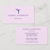 ハミングバードビジネスカード 名刺 (正面/裏面)