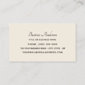 ハミングバードビジネスカード 名刺 (裏面)