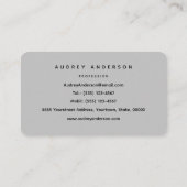 ハミングバードビジネスカード 名刺 (裏面)