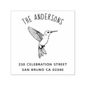 ハミングバードファミリーは繊細な甘さに対処 セルフインキングスタンプ (デザイン)