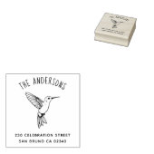 ハミングバードファミリーは繊細な甘さに対処 ラバースタンプ (押印)