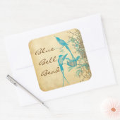 ハミングバードファミリースワール スクエアシール (封筒)