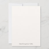 ハミングバードフラットグリーティングカード カード (裏面)