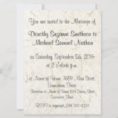 ハミングバードフラワーズ結婚式招待状 招待状 (裏面)